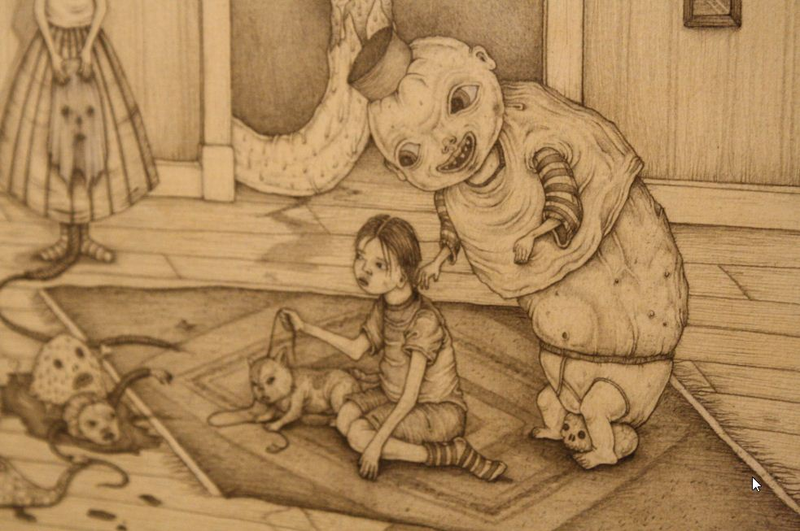 Illustration for article titled Cute & Creepy Art Exhibit - Part II